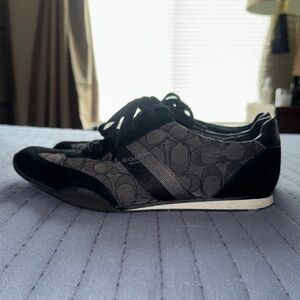 Coach Black and Gray Lifestyle Sneakers